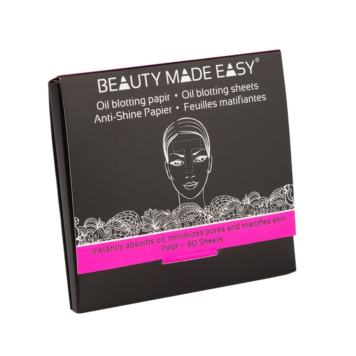 Beauty Made Easy® - Anti-shine paper sheet - Pink