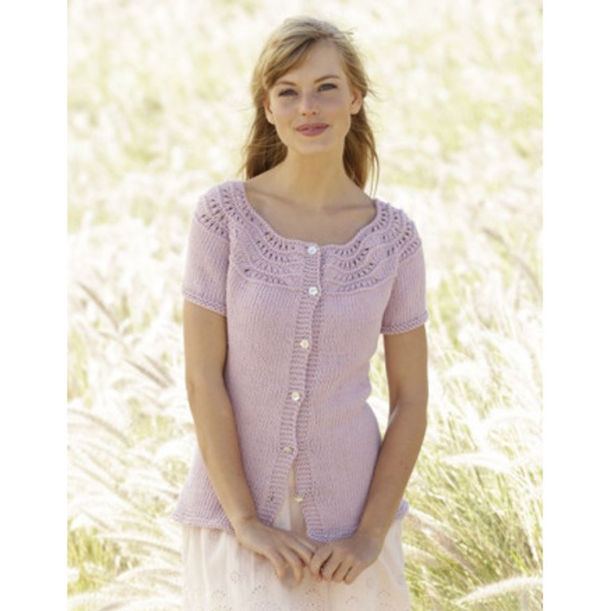 Becca Cardigan by DROPS Design - Jakke Strikkeopskrift str. S - XXXL - Large