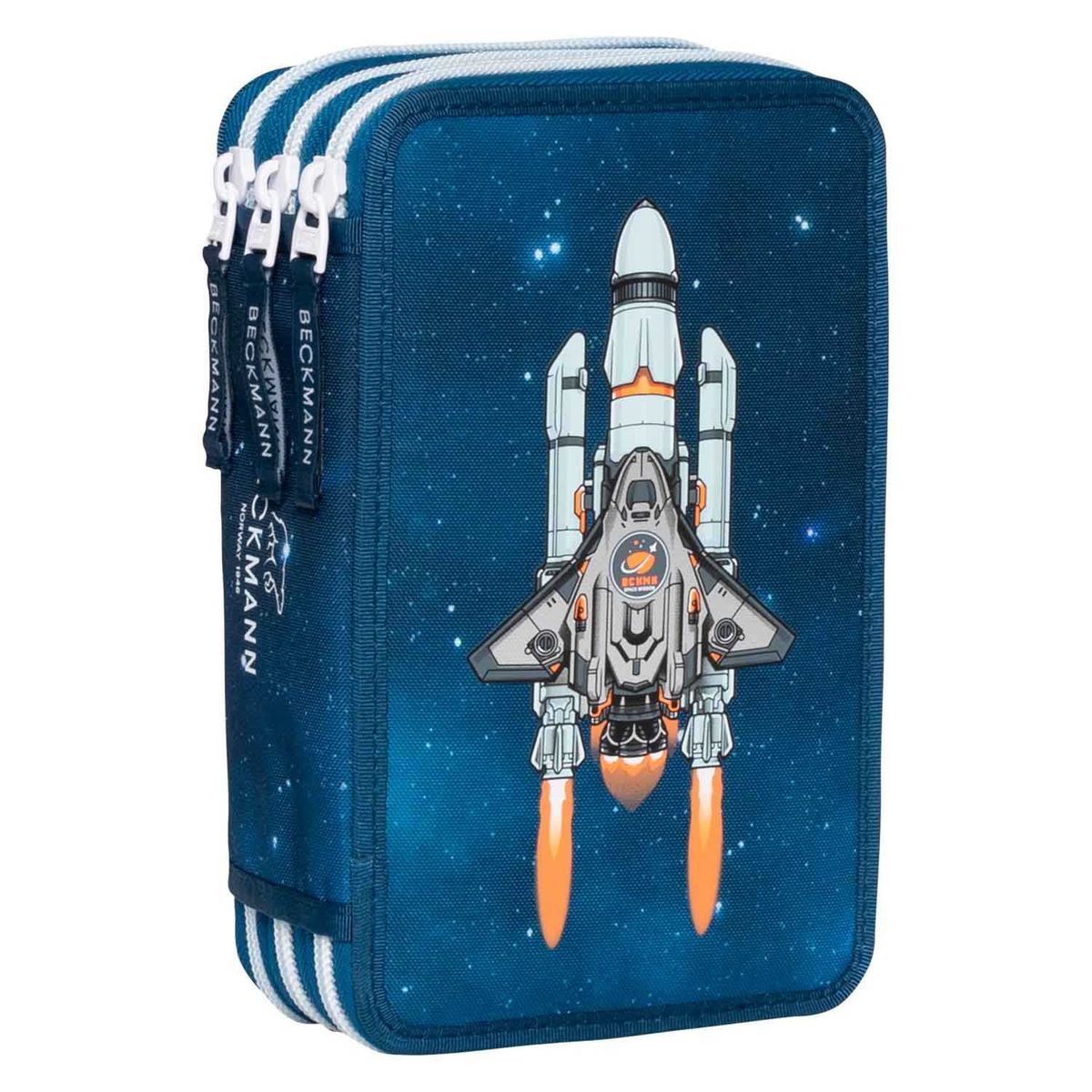 Beckmann Pencil Case Triple Zip Space Mission