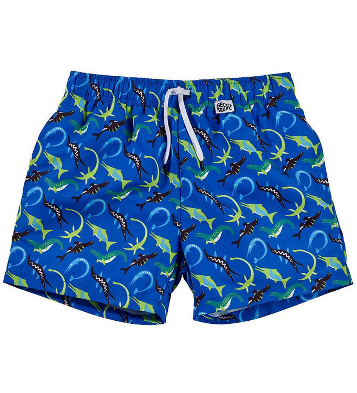 BECO Badeshorts - Ocean Dinos - UV50+ - Blå