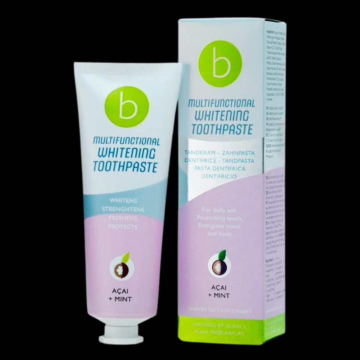 Beconfident Multifunctional Whitening Toothpaste Acai & Mint (75 ml)