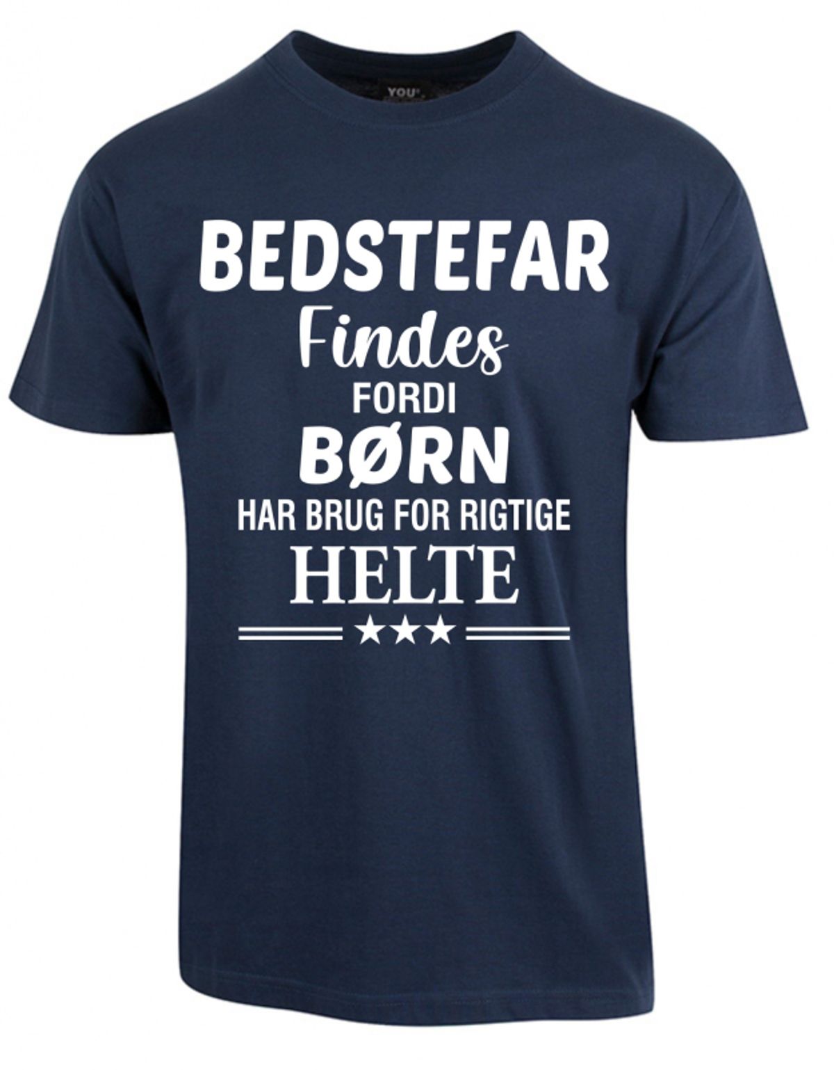 Bedstefar findes fars dag t-shirt - Navy