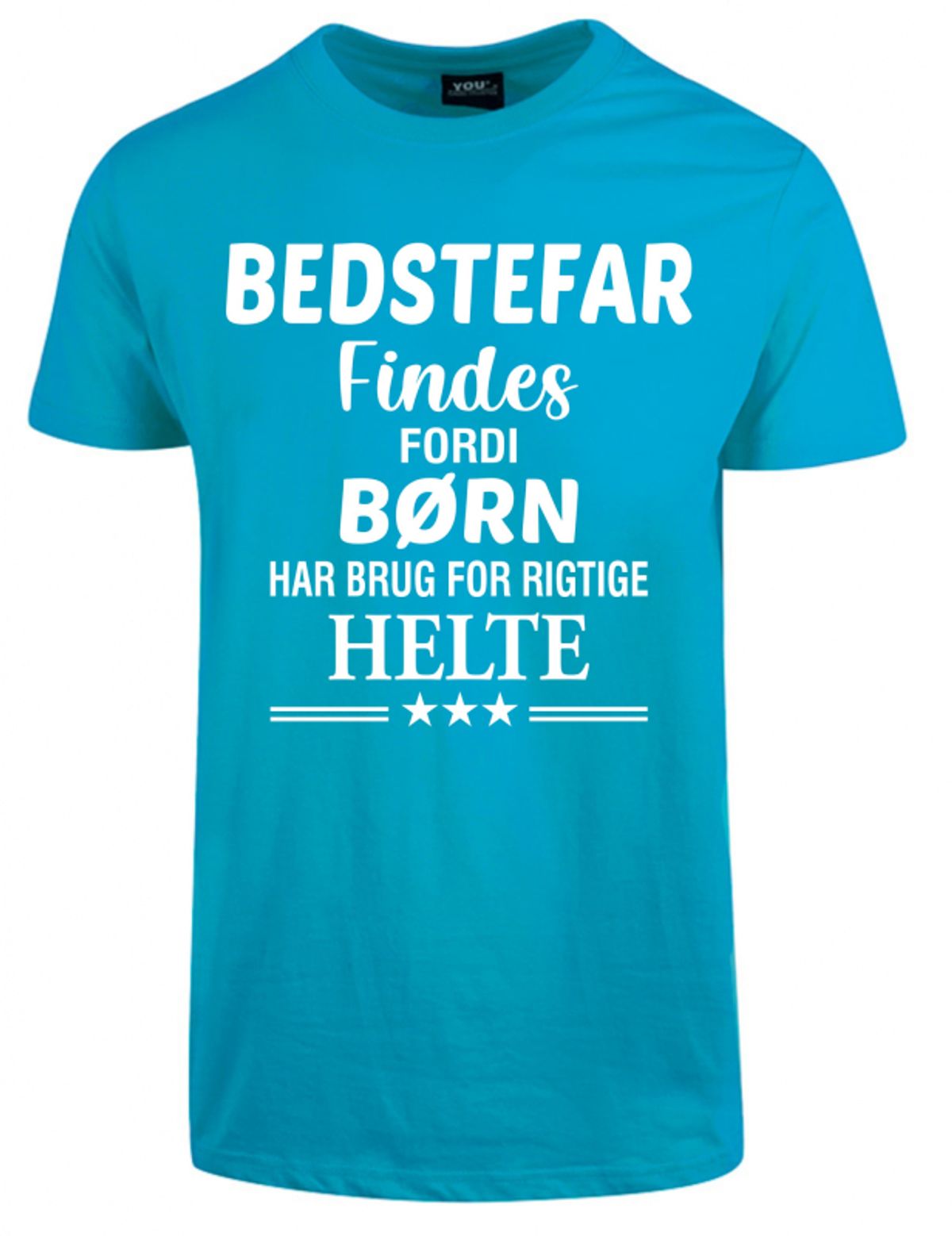 Bedstefar findes fars dag t-shirt - Turkis