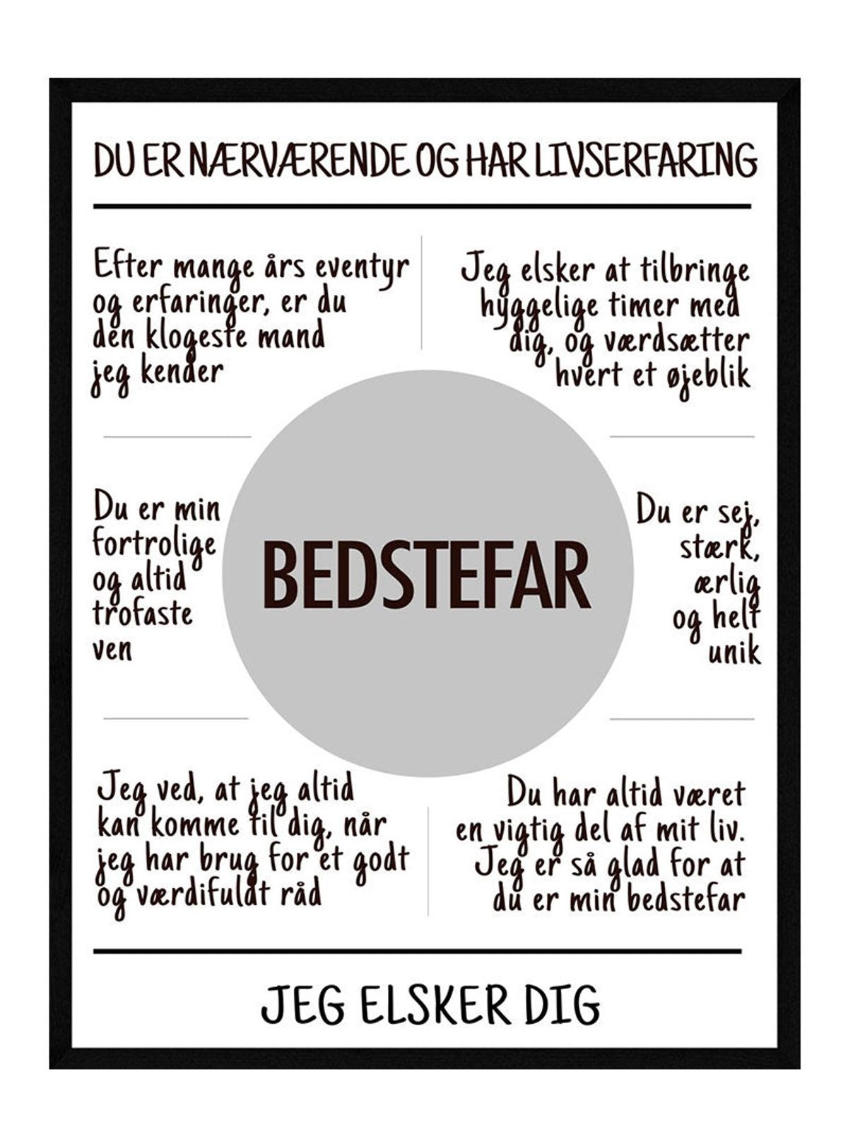 Bedstefar - plakat