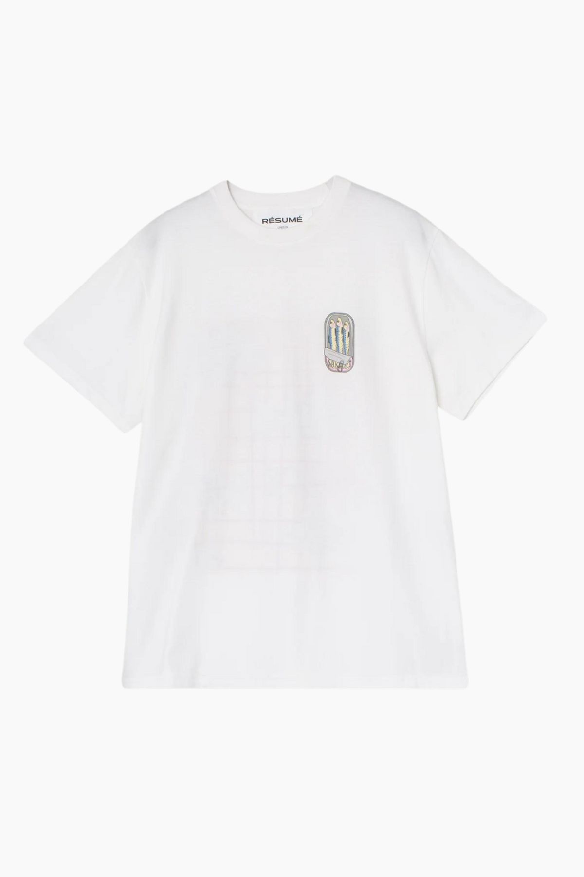 BeiruRS Tee - White - Résumé - Hvid L