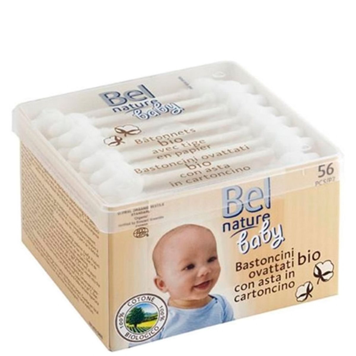 Bel Baby Nature Vatpinde - 56 stk