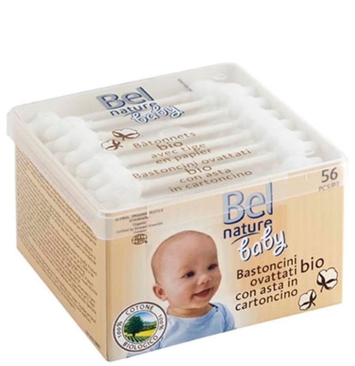 Bel Baby Nature Vatpinde - 56 stk