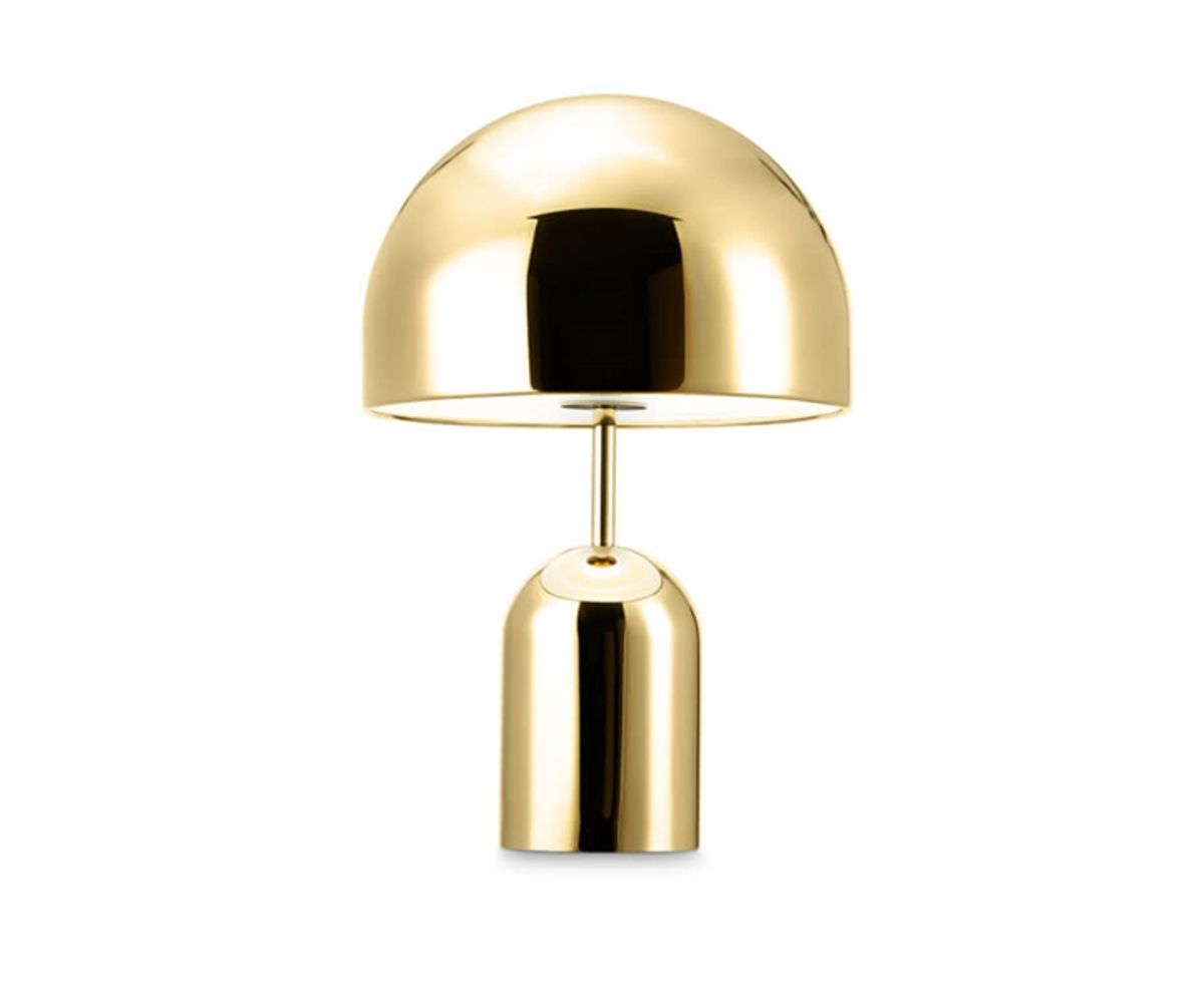 Bell bordlampe, guld