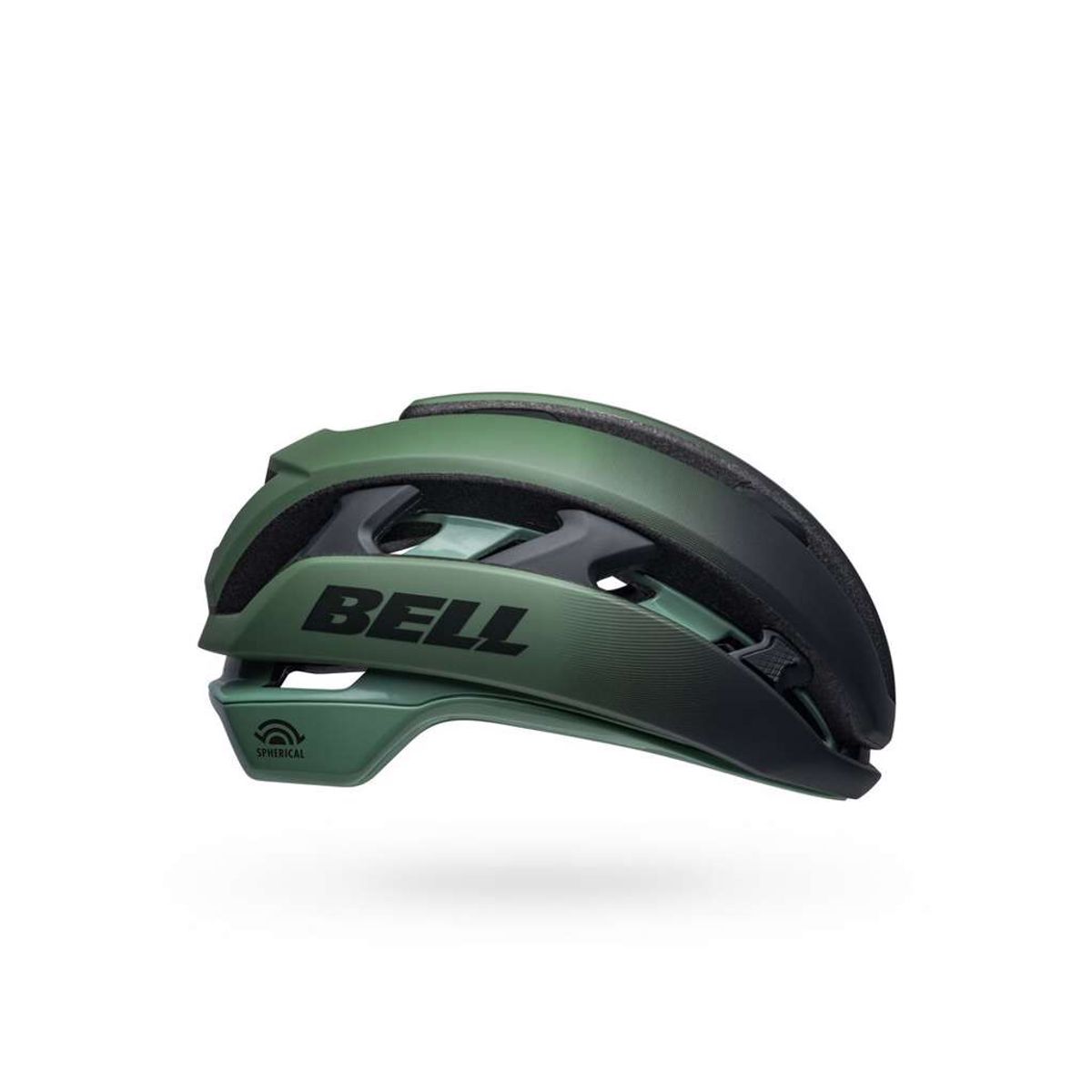 Bell XR Spherical - Cykelhjelm Road - Str. 55-59 cm - Mat glossy grøn