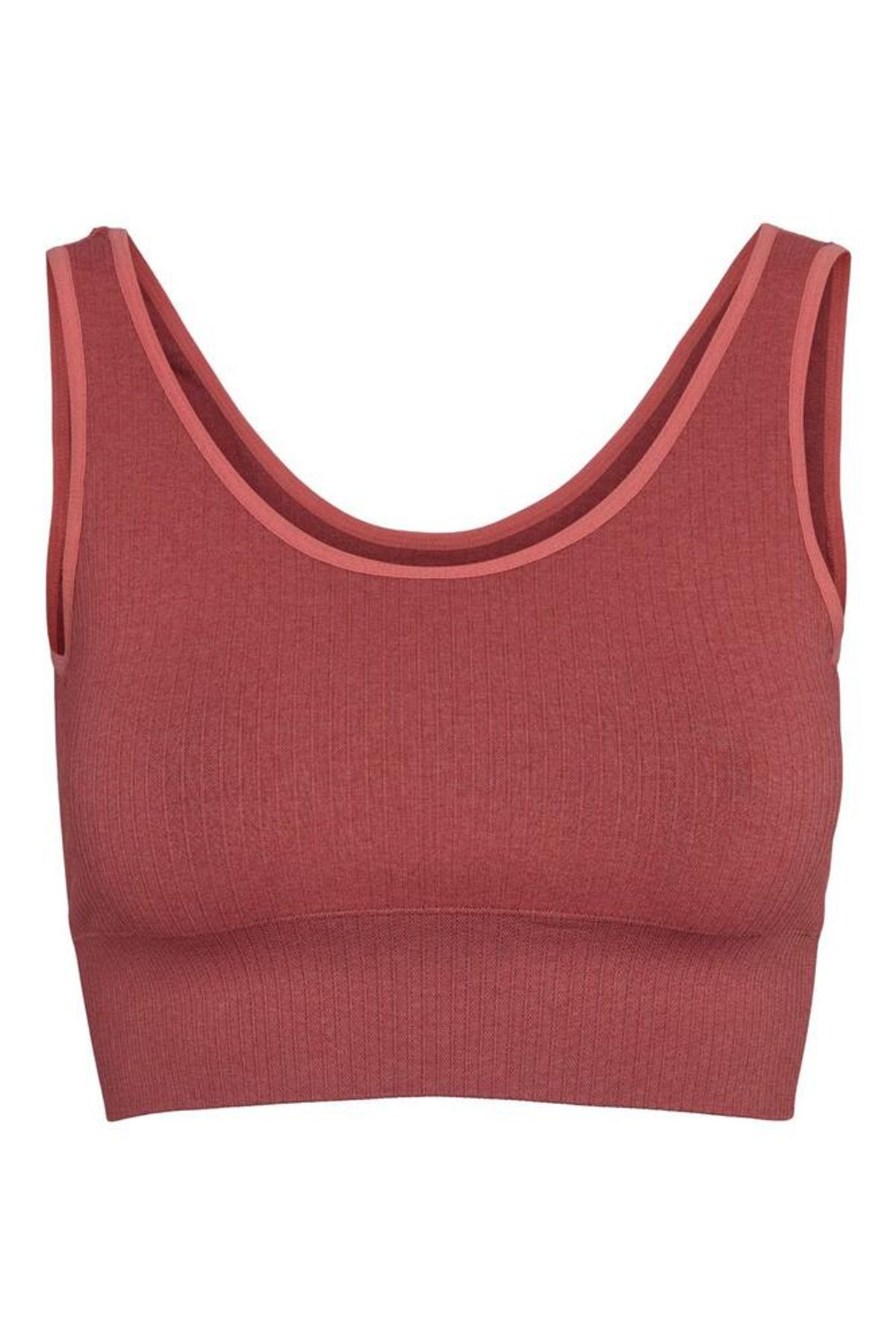 Bella Beluga Ribbed Cropped Top, Rosa