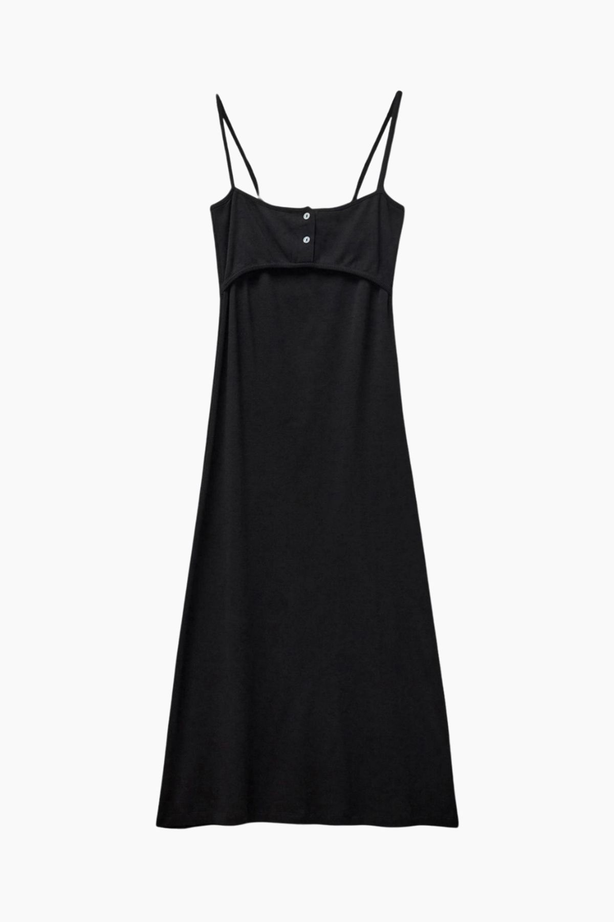 Bella-BL Strap Dress - Black - Blanche - Sort M