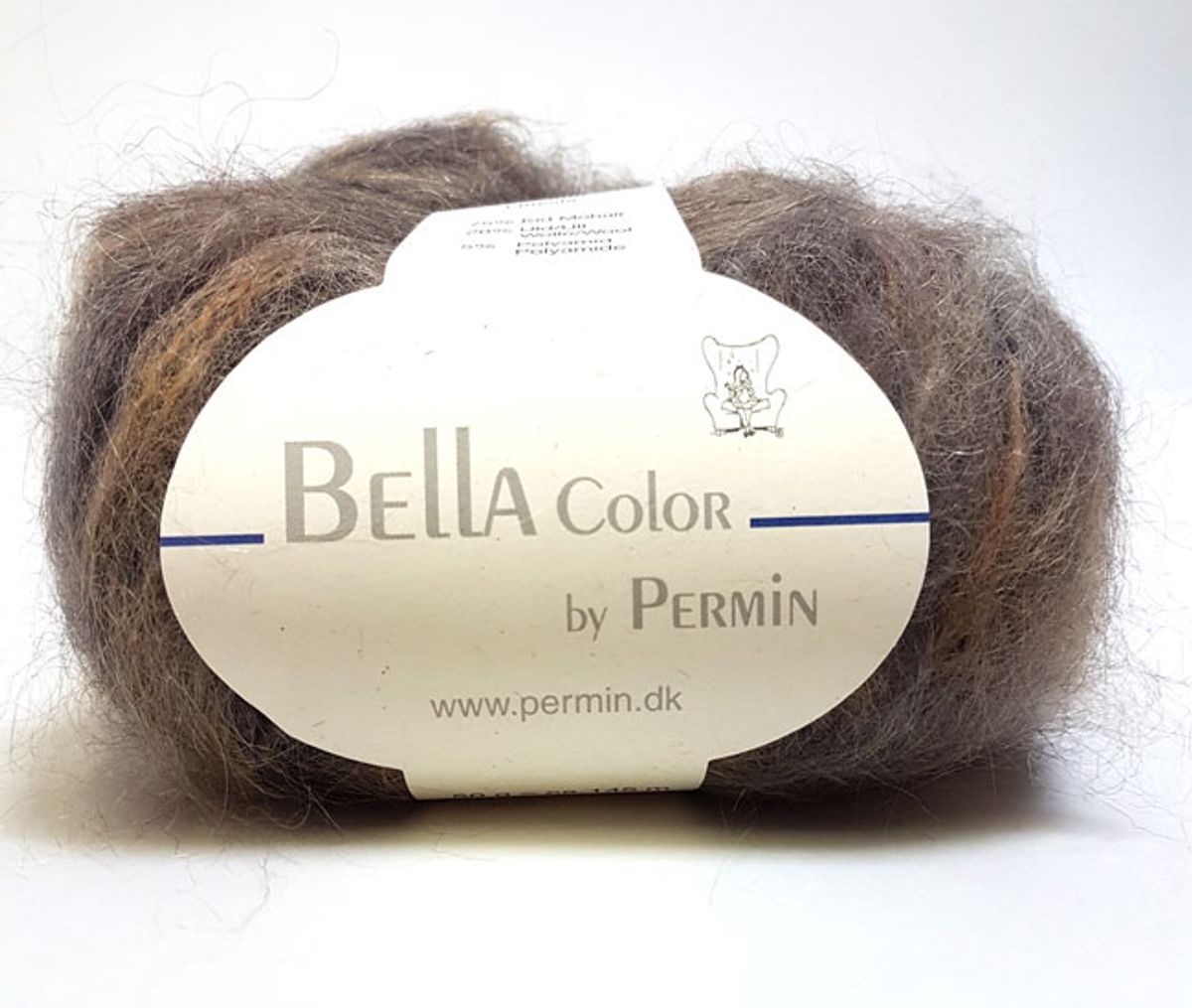 Bella Permin garn - Mohairgarn med uldgarn & polyamid - fv 883157 Color Beige