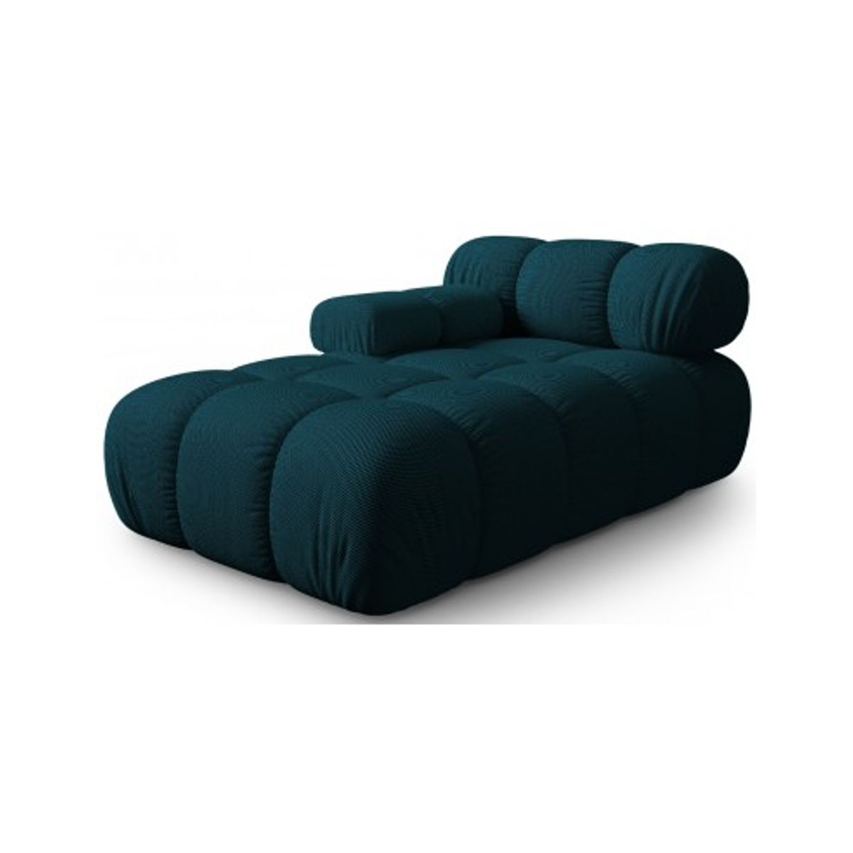 Bellis venstrevendt daybed i 3D polyester B155 cm - Navyblå