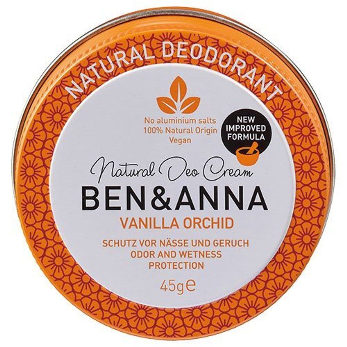 Ben & Anna Deo Cream - Vanilla Orchid. - 45 gram