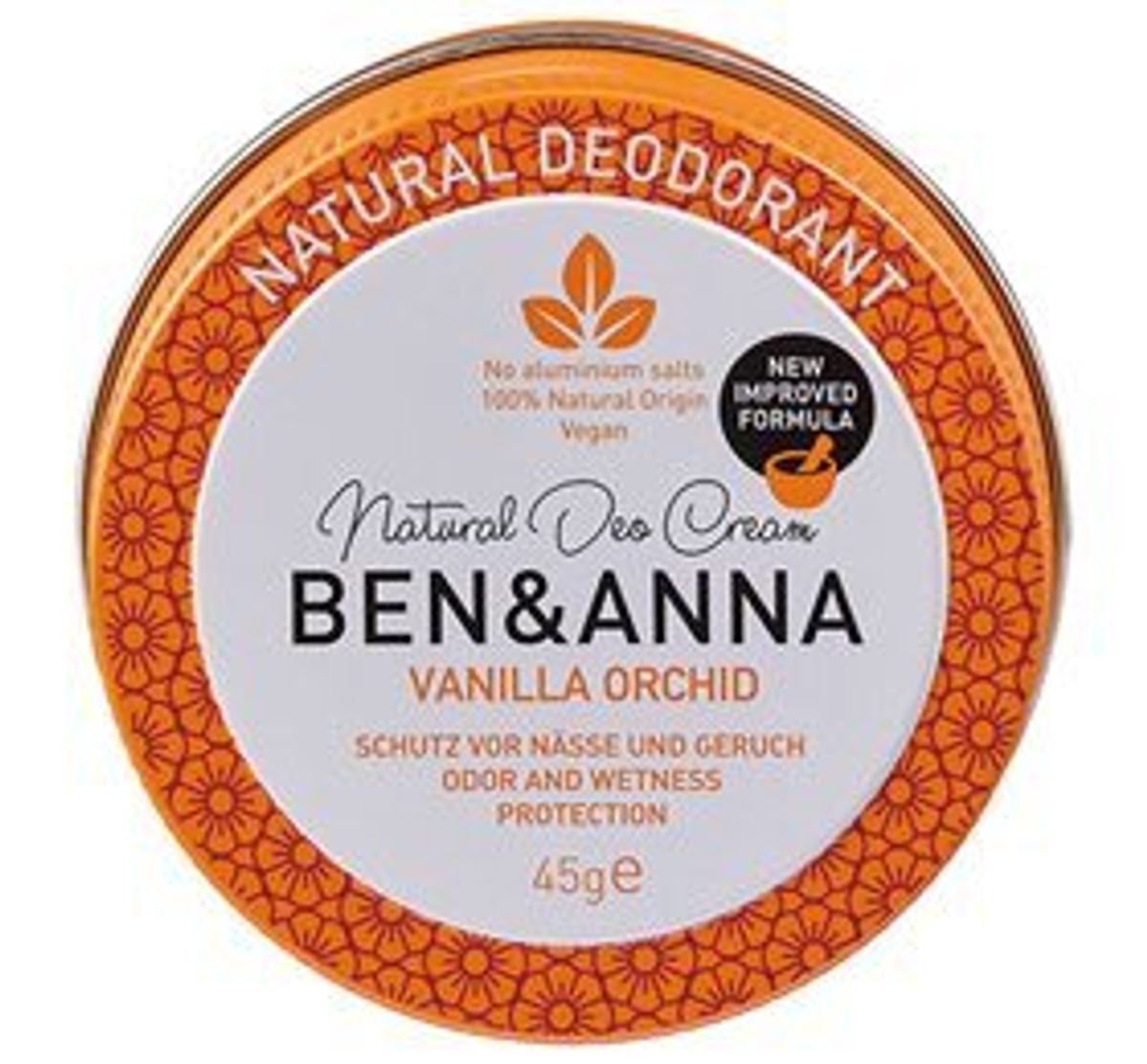 Ben & Anna Deo Cream - Vanilla Orchid, 45g.