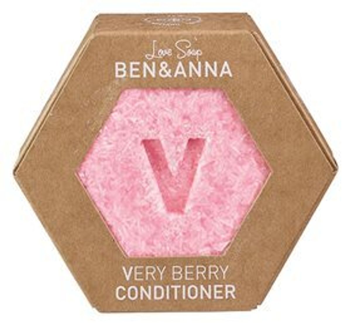 Ben & Anna Love Soap - Very Berry Conditioner Bar, 60g.