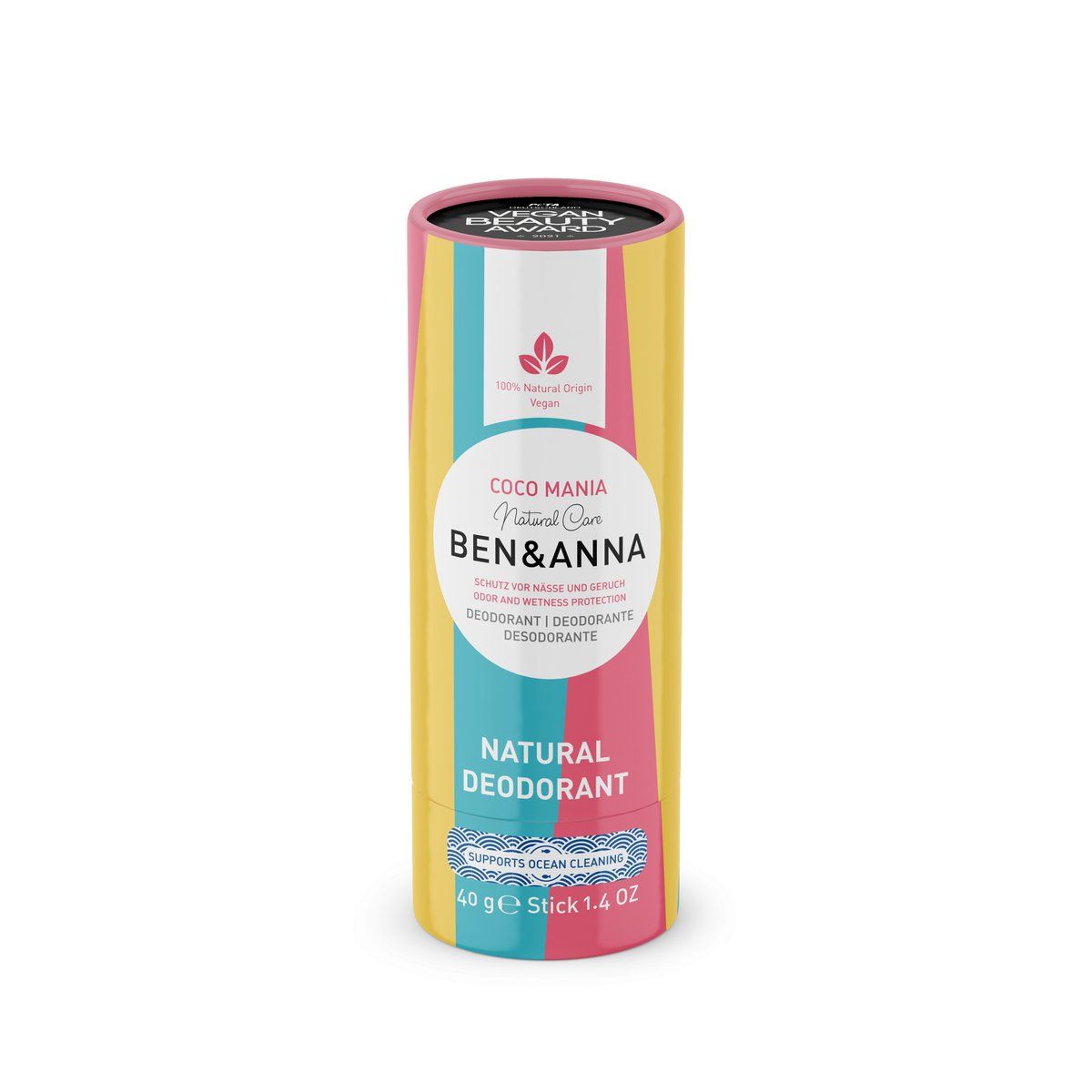 BEN & ANNA - NATURLIG DEODORANT STICK - COCO MANIA - deodorant - BEN & ANNA - StudioBuus