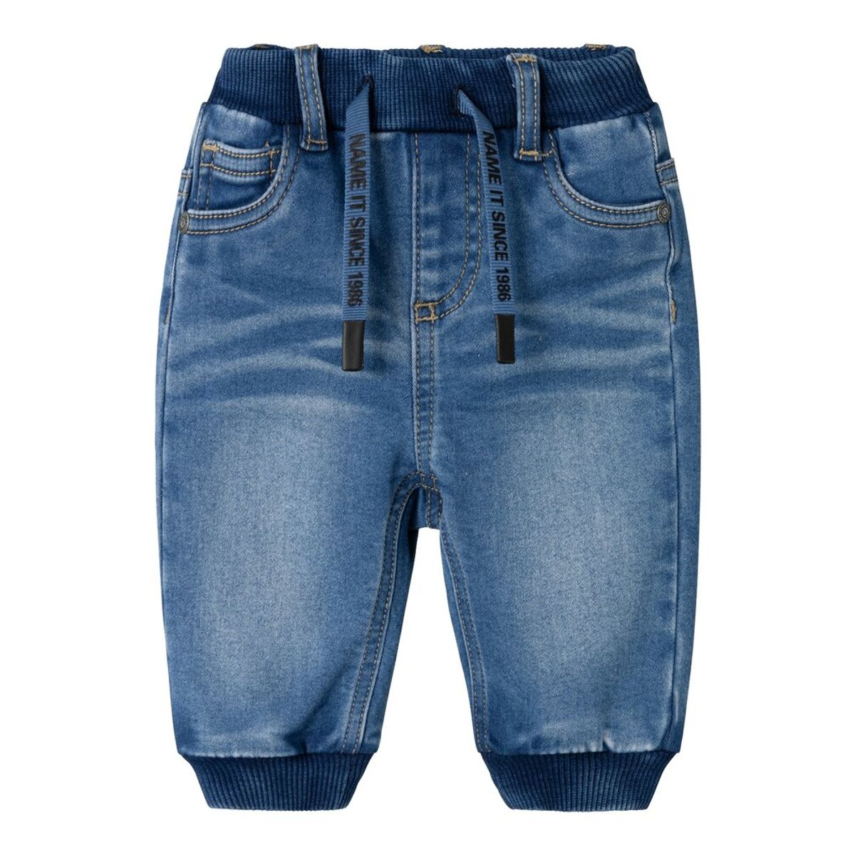 Ben baggy fleece jeans - MEDBLUEDEN - 68