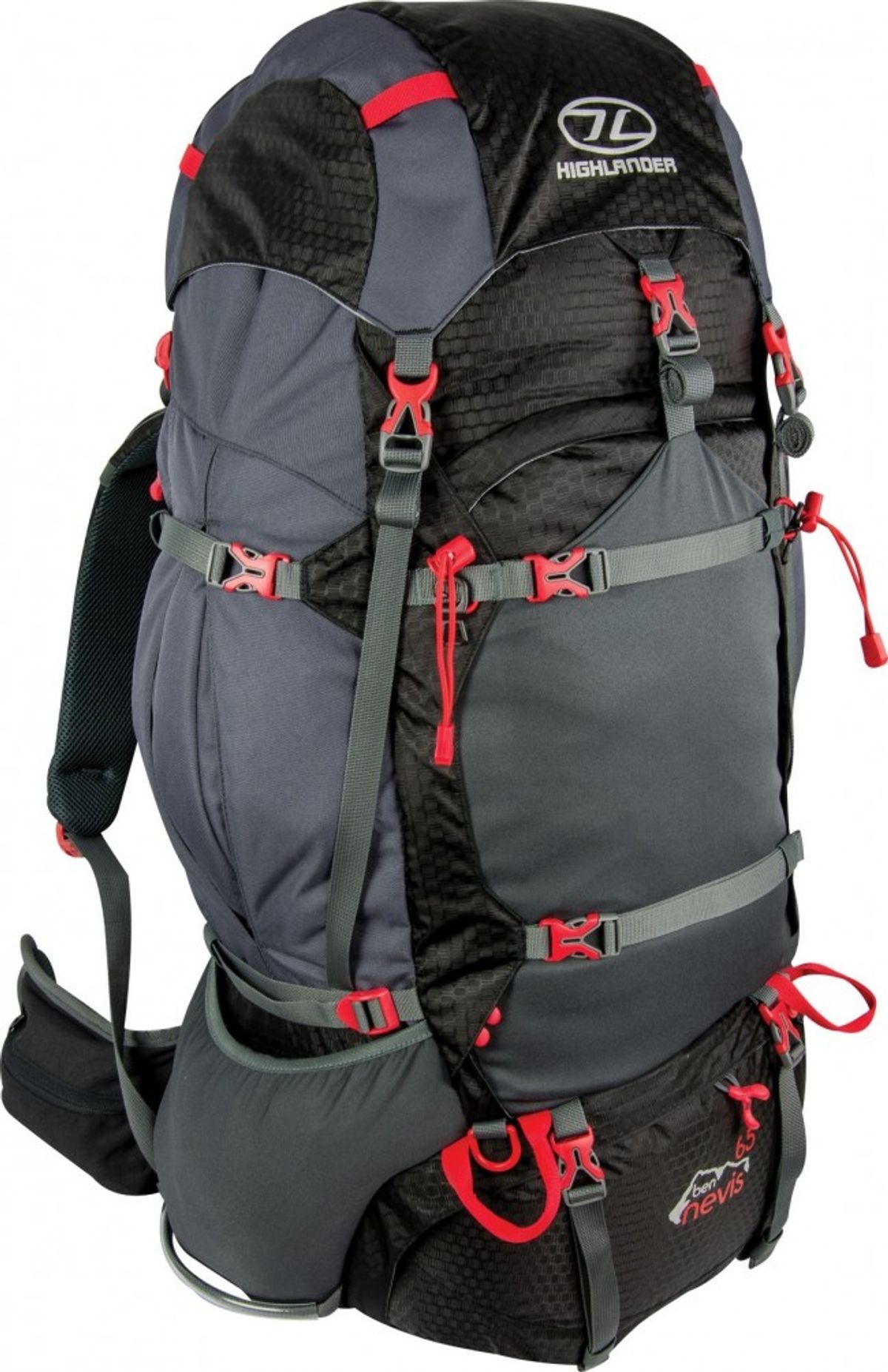 Ben Nevis 65 liter rygsæk sort Highlander