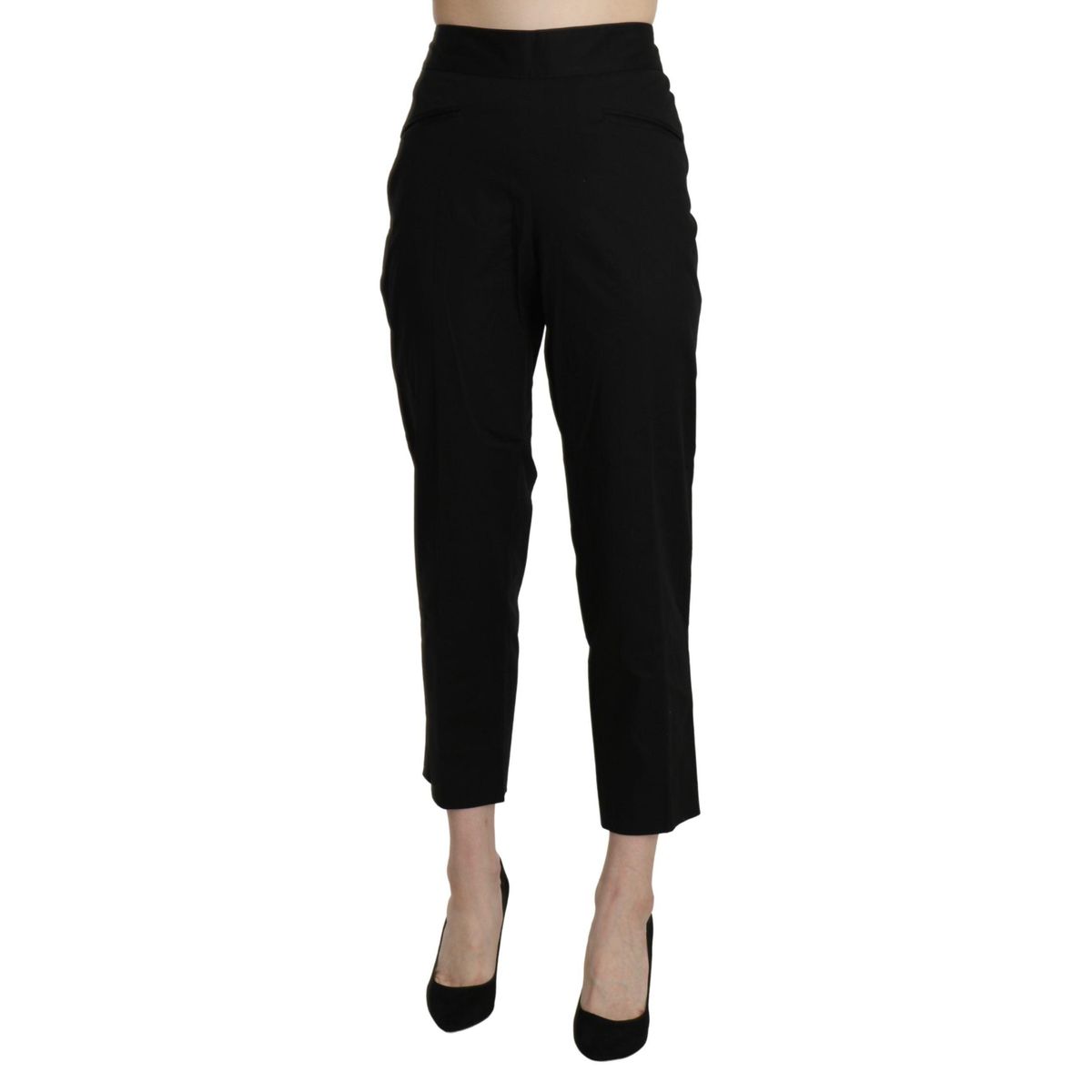 BENCIVENGA Elegant High Waist Cropped Pants