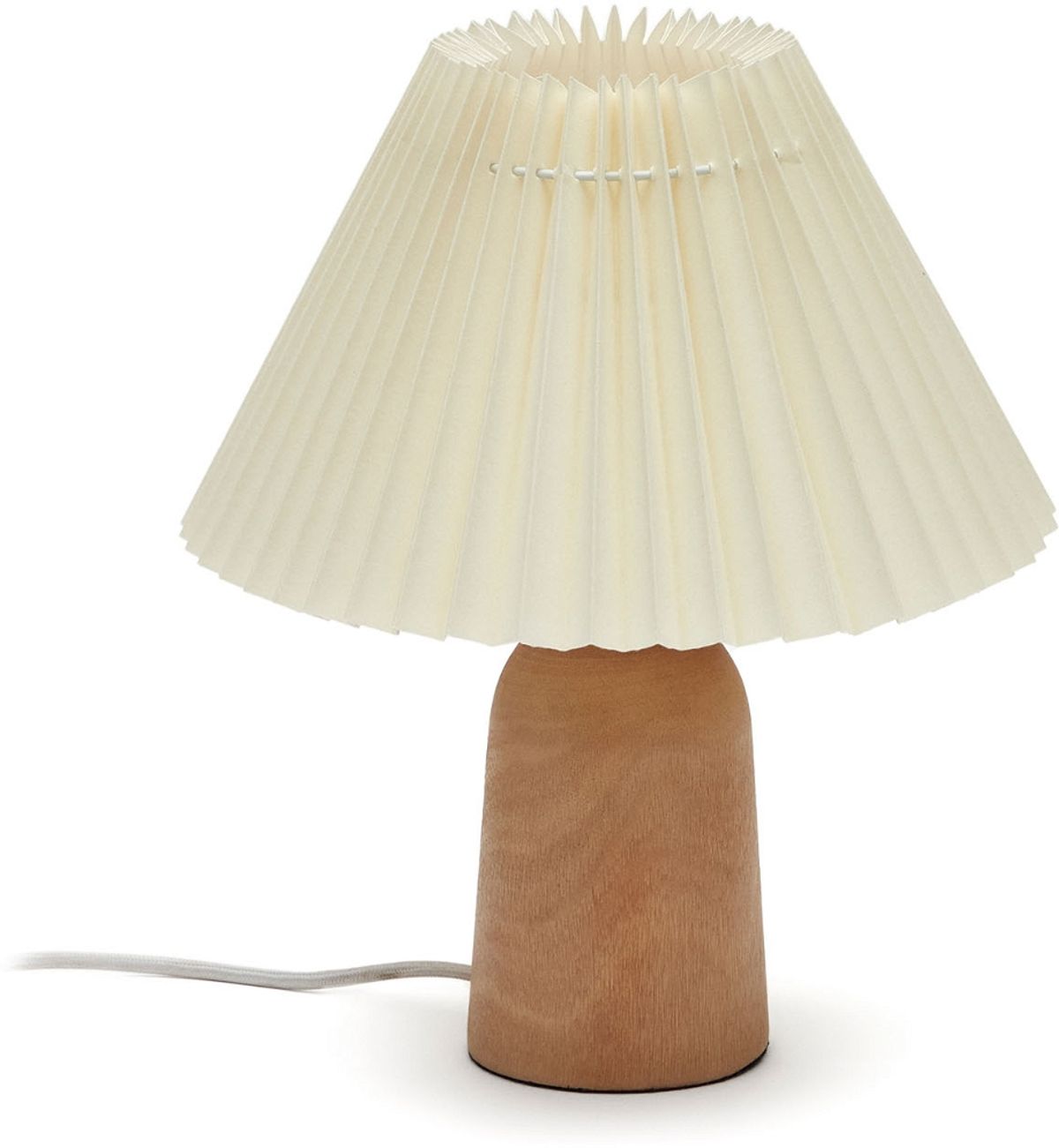 Benicarlo, Bordlampe, beige, H33x27x27 cm