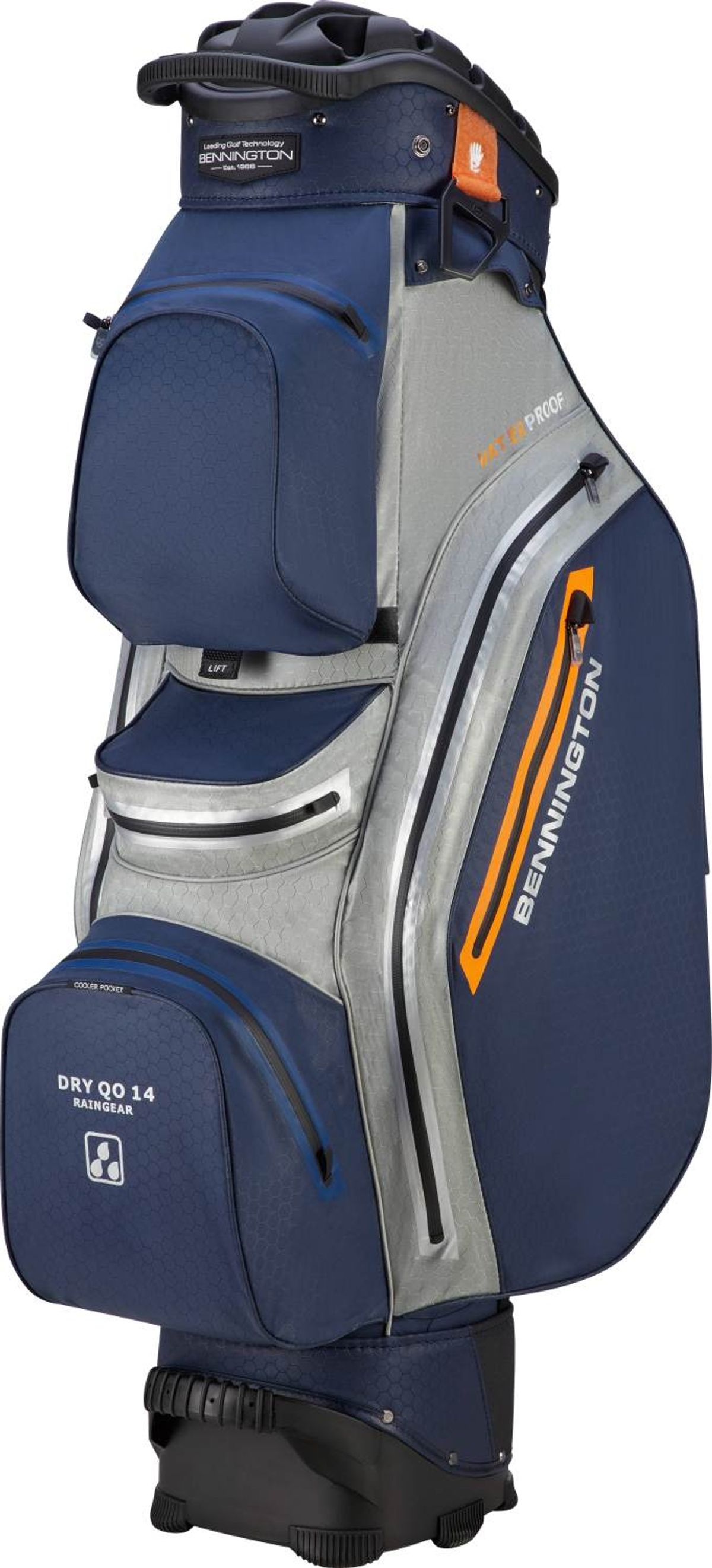 Bennington QO14 Vandtæt Vognbag - Navy/Silver/Orange