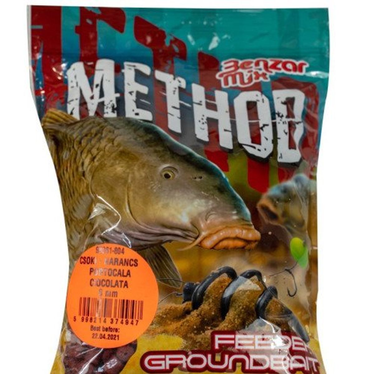 Benzarmix Method Pellet Choko Orange 12mm 800gr