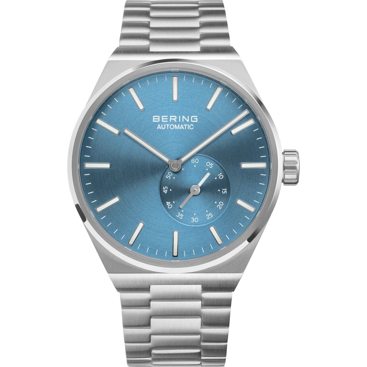 Bering - Automatic Herre ur, blå, 41mm Stål Rustfrit