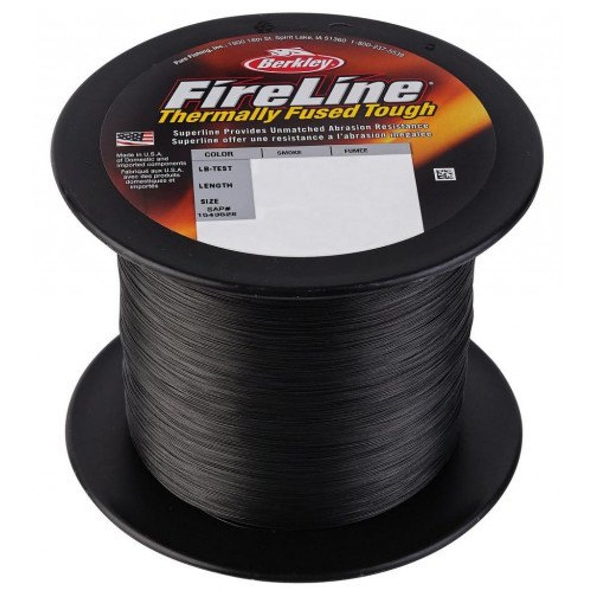 Berkley Fireline Fused-8 Smoke 1800m