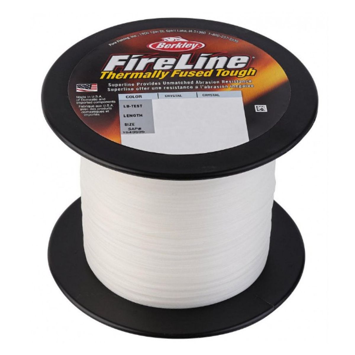 Berkley Fused 8 Crystal Fireline - Påspoling - 0,17mm