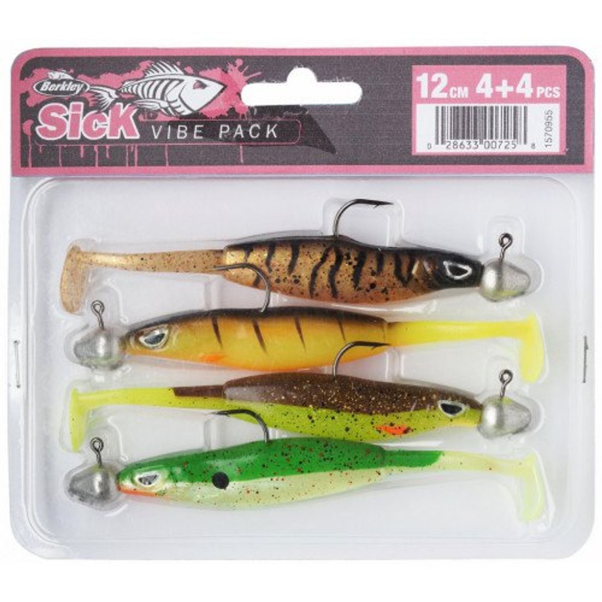 Berkley Sick Vibe 12cm. 4stk.