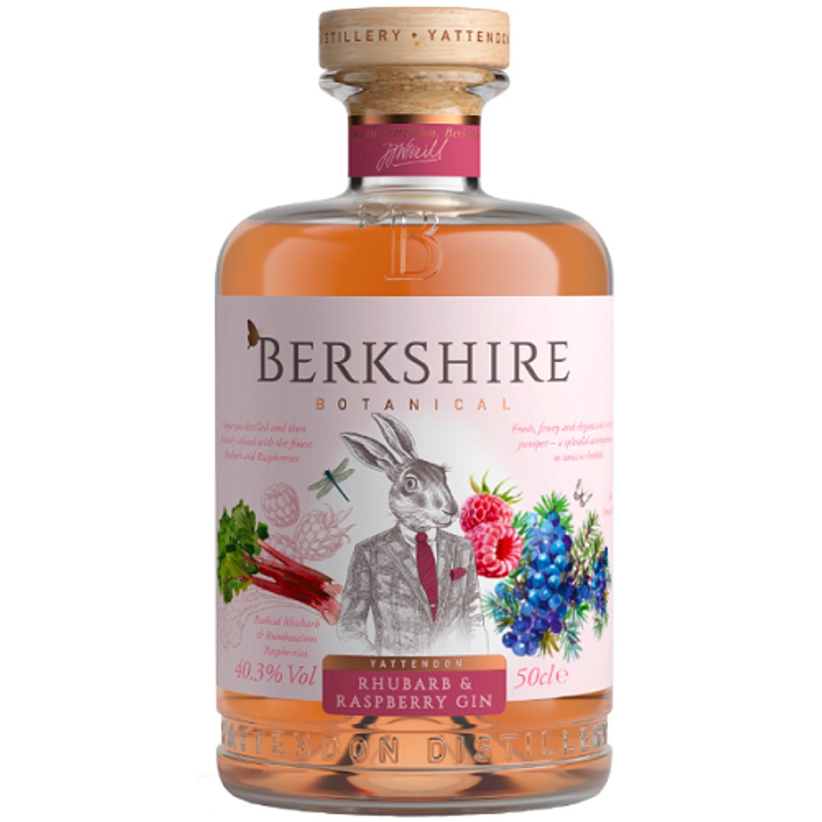 Berkshire Botanical Rabarber & Hindbær Gin