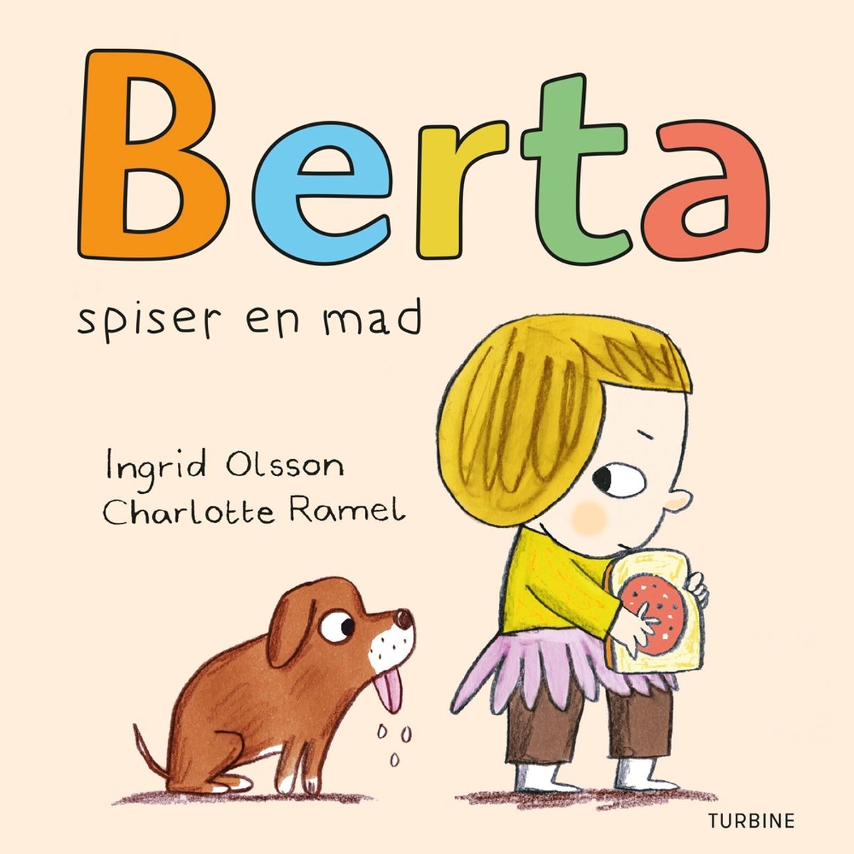 Berta spiser en mad