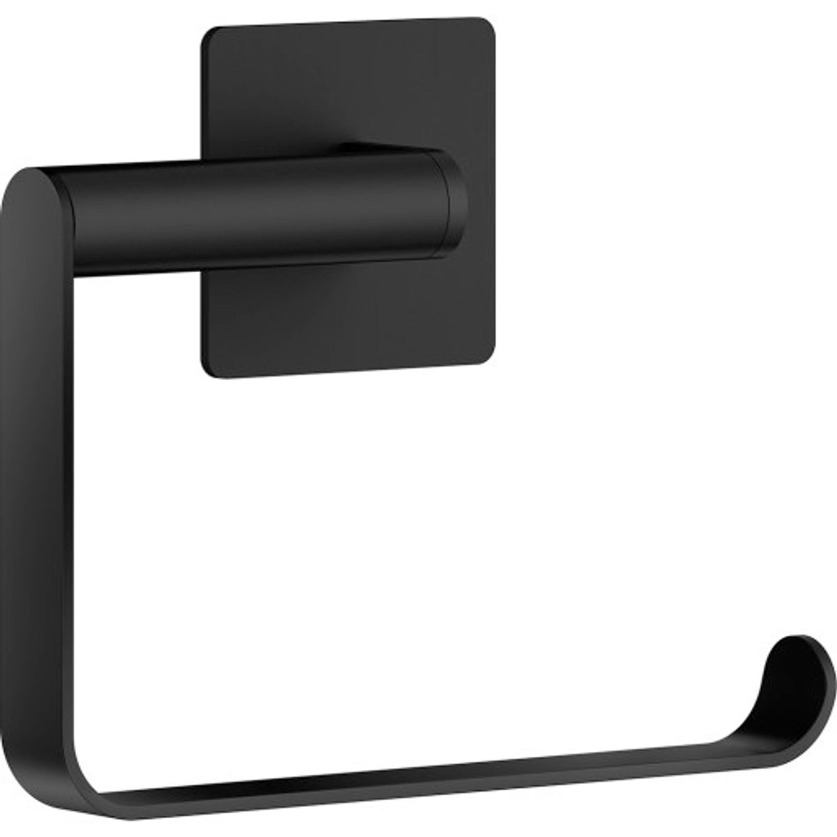 Beslagsboden Cube toiletpapirholder, mat sort