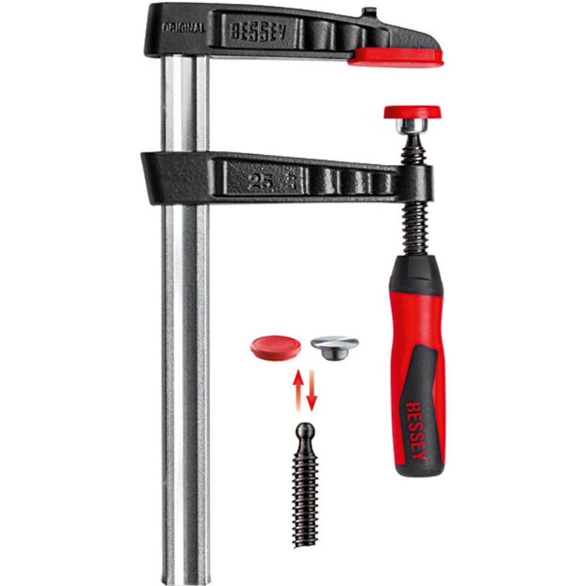 BESSEY 2K-Tvinge 10 x 6 cm