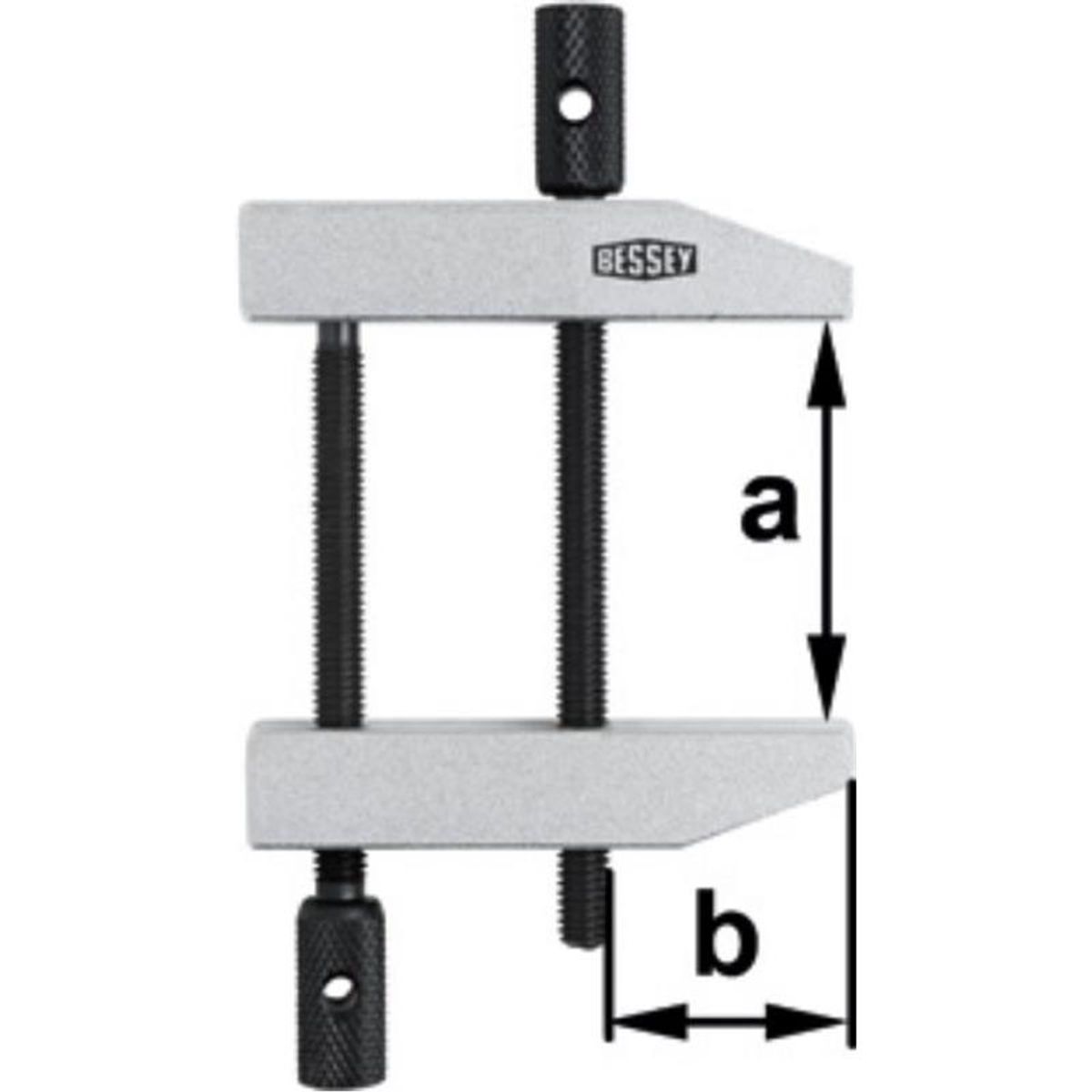 BESSEY Paralleltvinge 40 mm PA 46/26