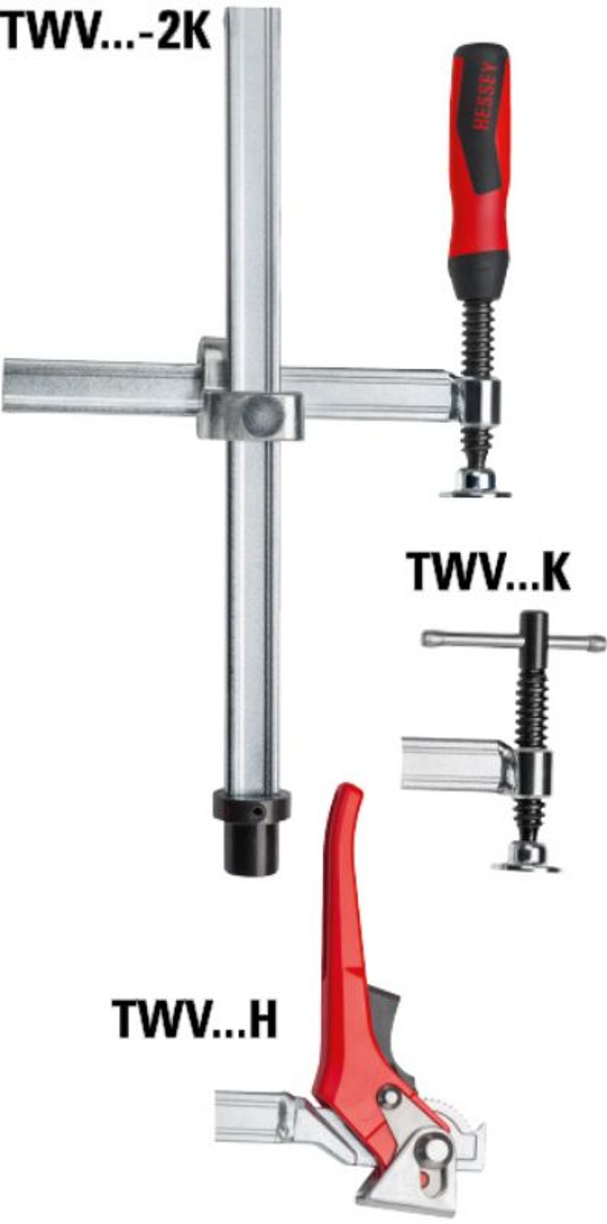 BESSEY Spændeelement TWV28 300/175 (kunststofgreb 2K)