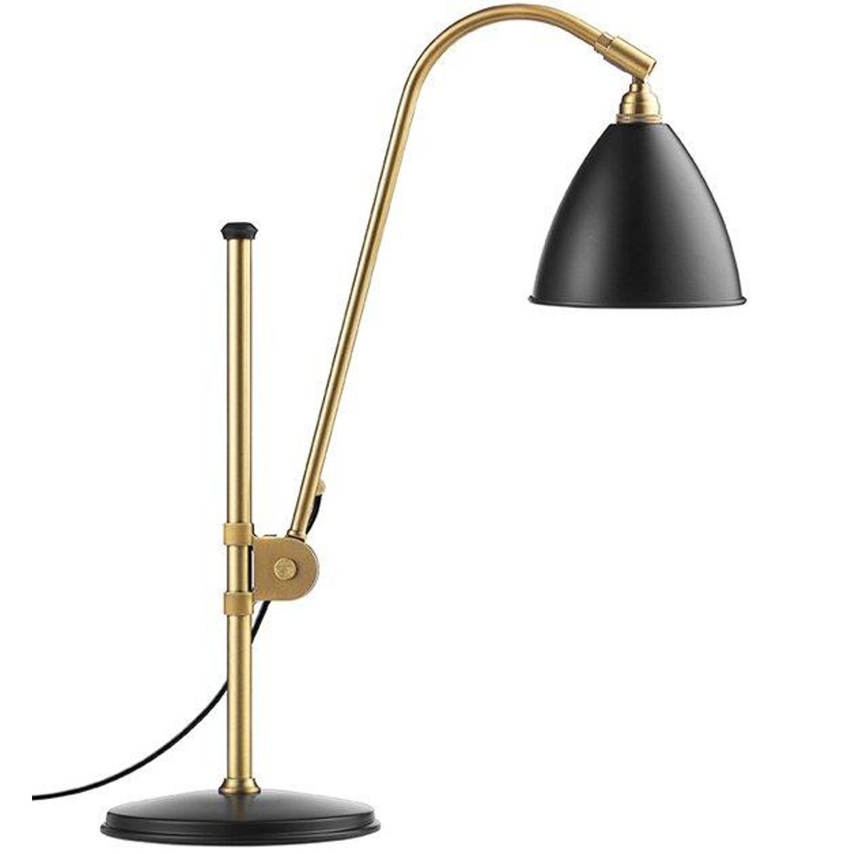 Bestlite BL1 Bordlampe fra GUBI (Charcoal black / Messing)