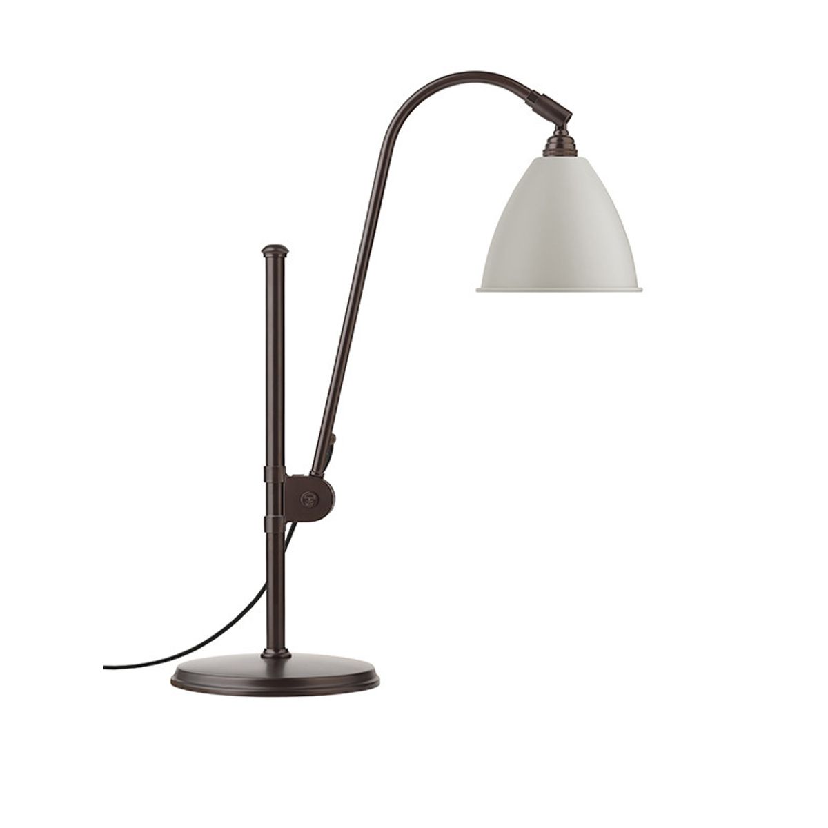 Bestlite BL1 Bordlampe fra GUBI (Classic White / Black Brass)