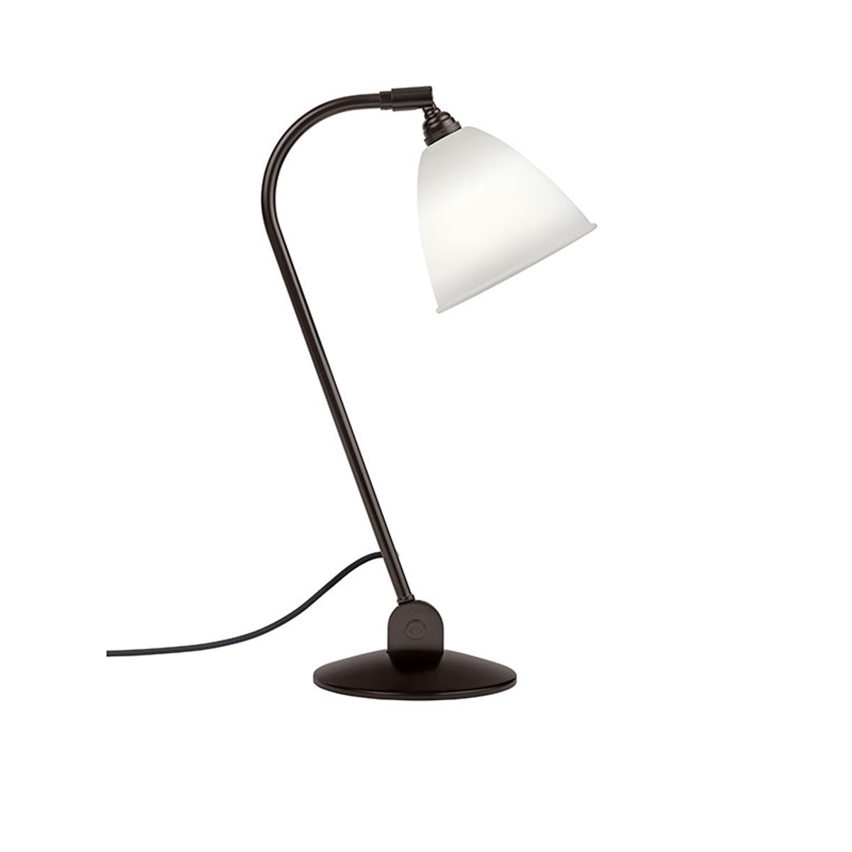 Bestlite BL2 Bordlampe fra GUBI (Porcelæn / Black Brass)