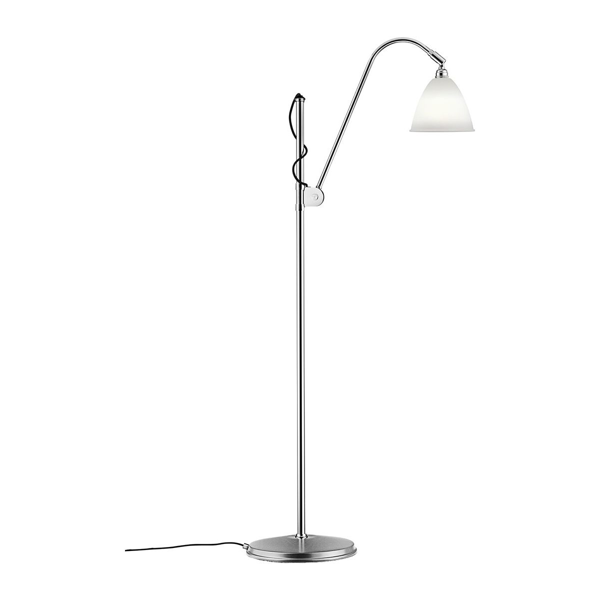 Bestlite BL3S Gulvlampe fra GUBI (Porcelæn/krom)