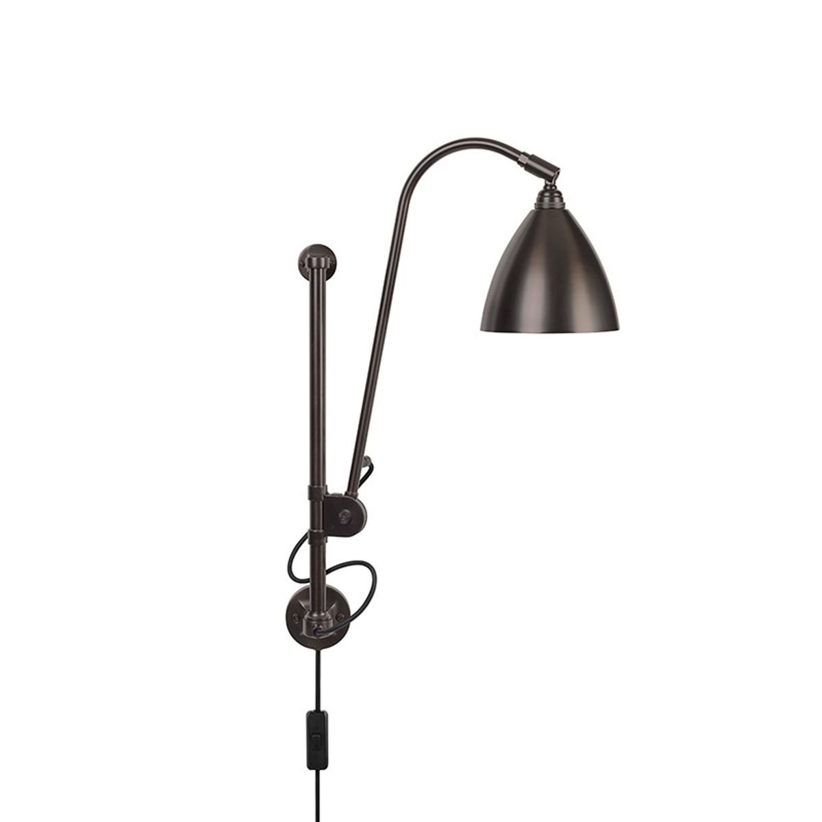 Bestlite BL5 Væglampe fra GUBI (Black Brass / Black Brass)