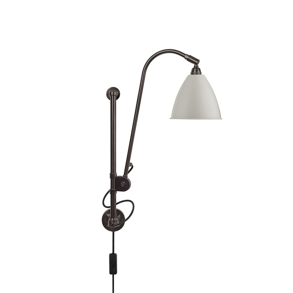 Bestlite BL5 Væglampe fra GUBI (Classic White / Black Brass)