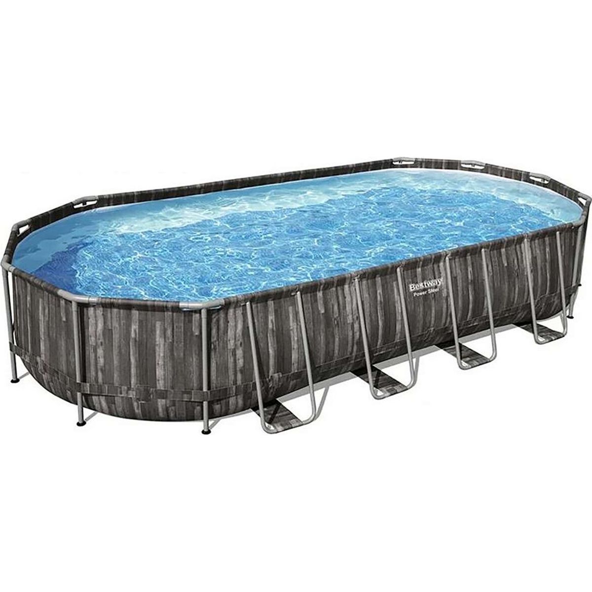 Bestway - Power Steel Oval Pool - 732x366x122 Cm - 5611t