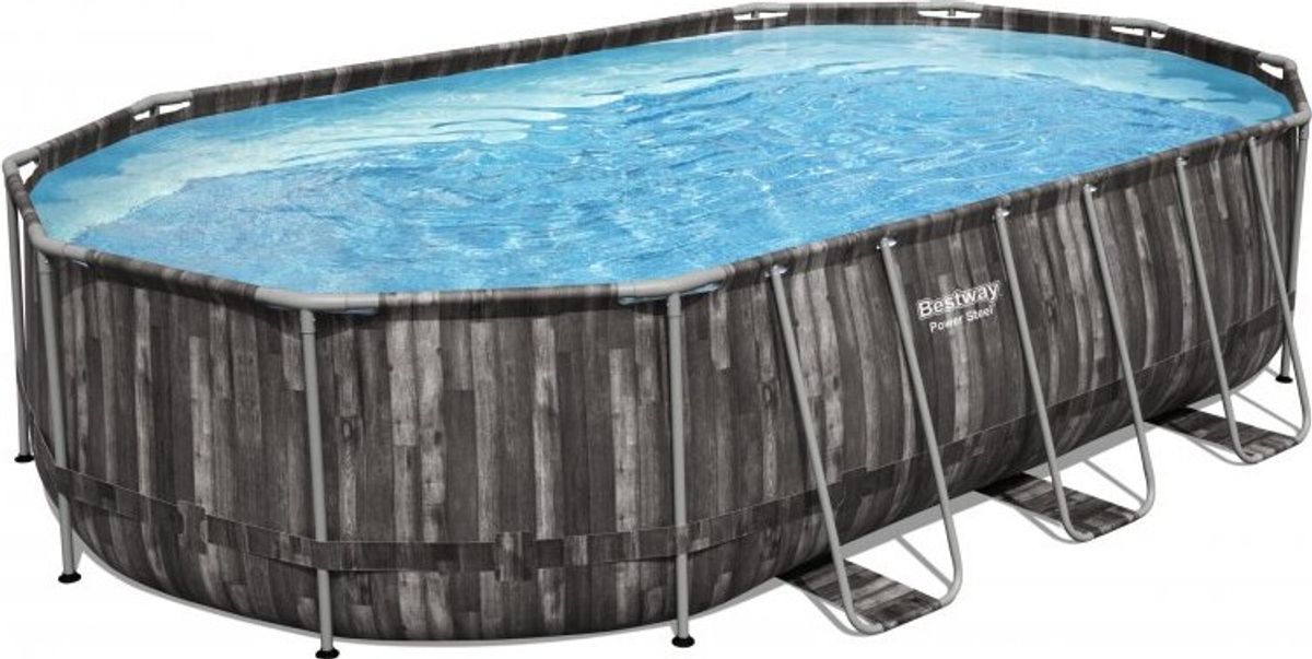 Bestway - Power Steel Pool - Oval - 610x366 Cm - 20.241 L