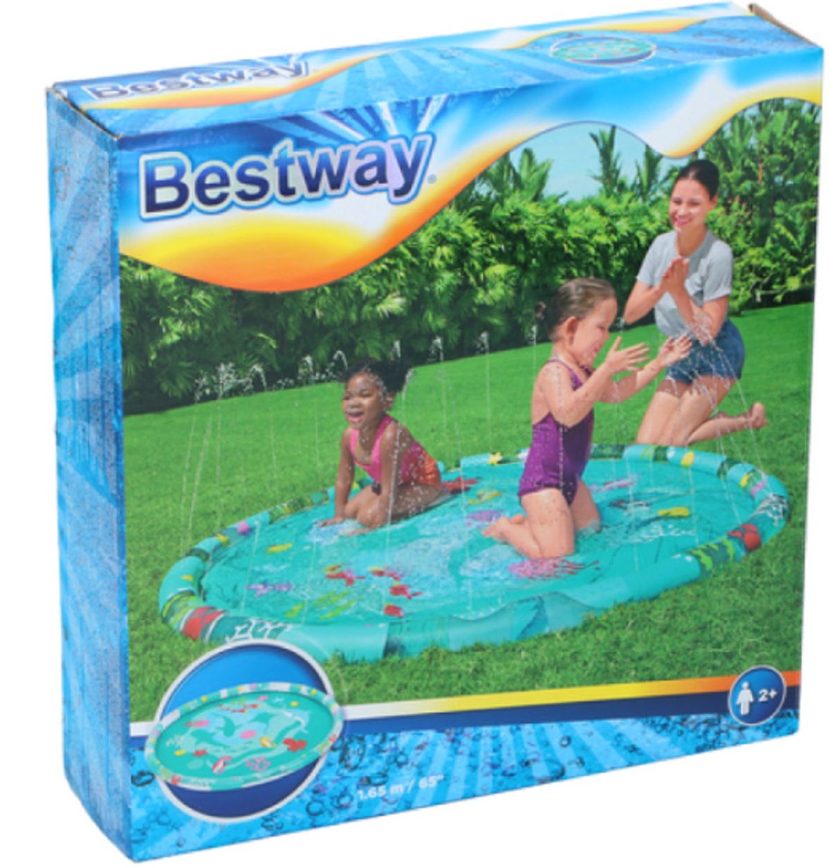 Bestway Splash Pad vandmåtte, Ø165 cm