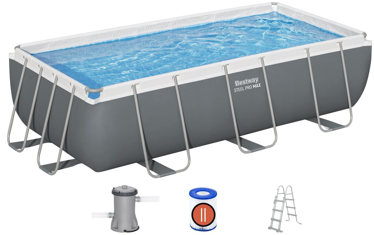 Bestway Steel Pro MAX 404 x 201 x 100 cm Rektangulær Pool (2025)