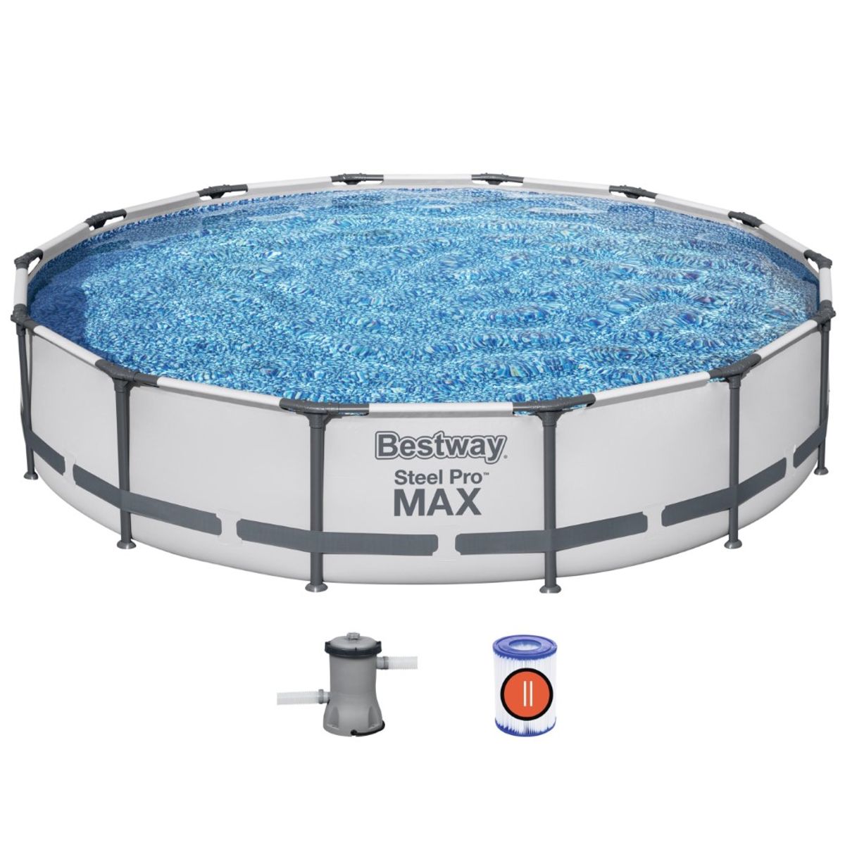 Bestway Steel Pro MAX Frame Pool 427 x 84 cm m/filter pumpe