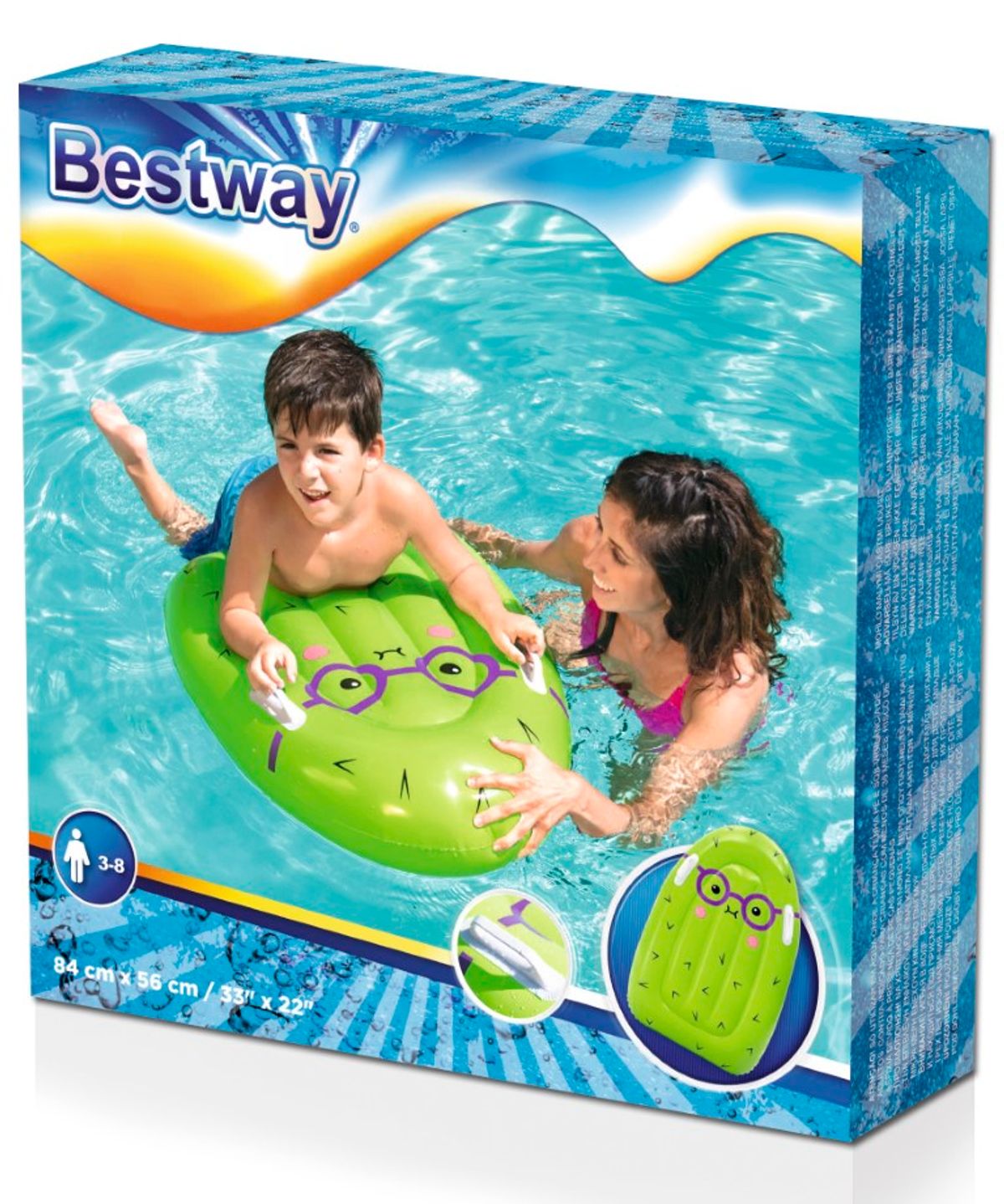 Bestway Surf Buddy 84 x 56 cm, Grøn