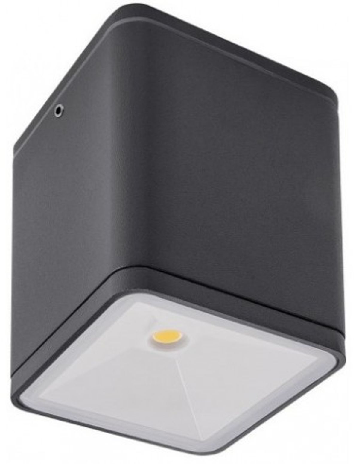 BETA Påbygningsspot i aluminium 9 x 9 cm 1 x 6W COB LED - Mat mørkegrå